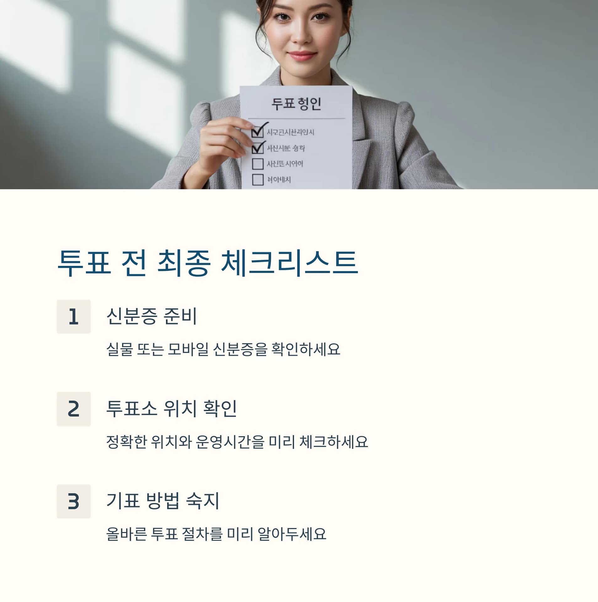 2025 대통령선거 사전투표 완벽 가이드 준비물부터 시간 절약 꿀팁까지! | 카인코리아 2025 대통령선거 사전투표 완벽 가이드 준비물부터 시간 절약 꿀팁까지! | 카인코리아